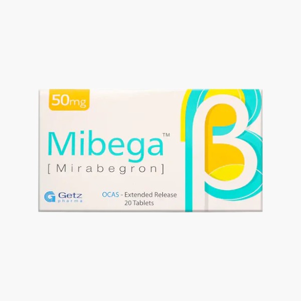 Mibega Tablet 50mg, 20 Ct - Getz Pharma
