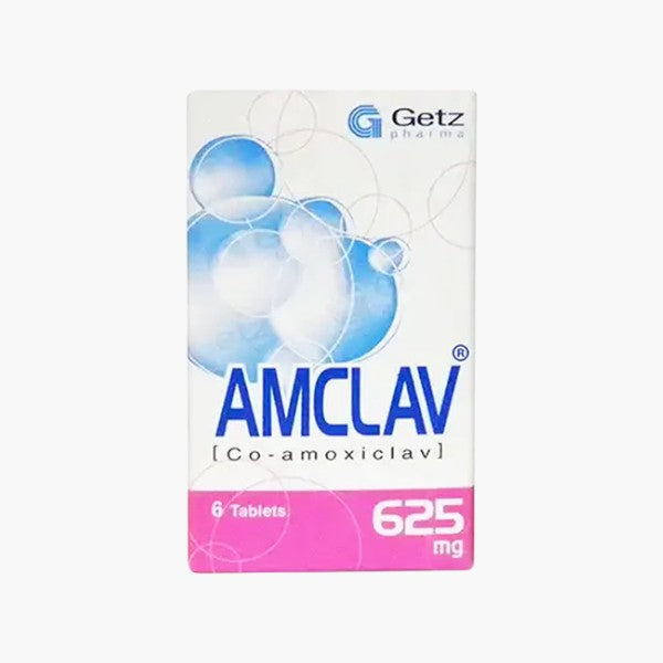 Amclav Tablet 625mg, 6 Ct - Getz Pharma