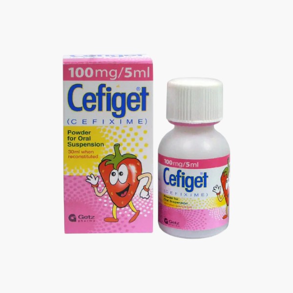 Cefiget Oral Suspension 100mg/5ml - Getz Pharma