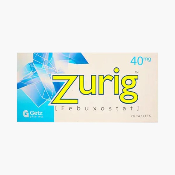 Zurig 40mg, 20 Ct - Getz Pharma