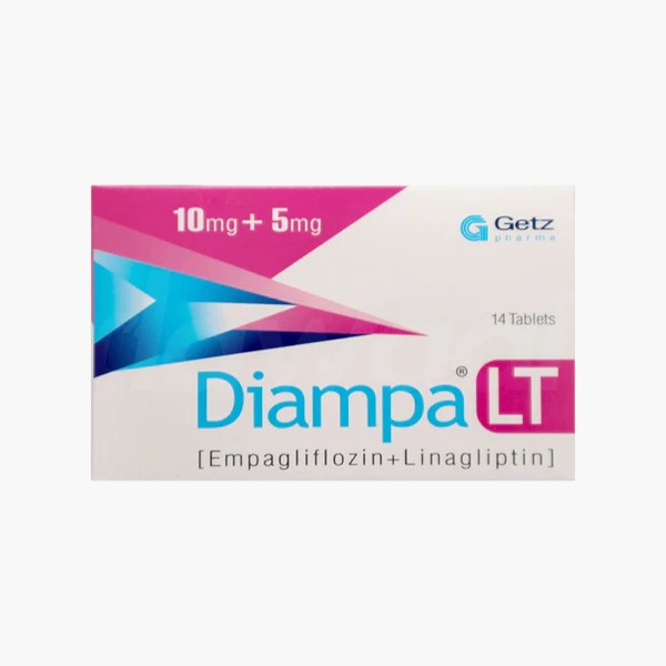 Diampa LT (Empagliflozin/Linagliptin) 10/5mg, 14 Ct - Getz Pharma