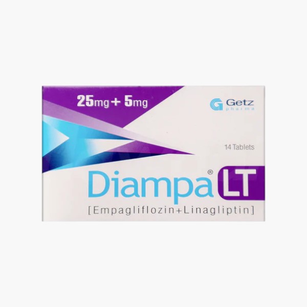 Diampa LT (Empagliflozin/Linagliptin) 25/5mg, 14 Ct - Getz Pharma
