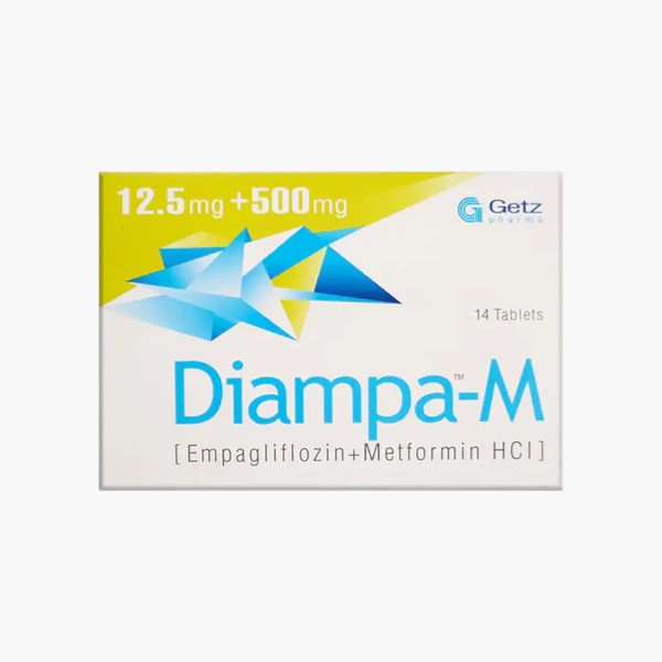 Diampa-M (Empagliflozin/Metformin) 12.5/500mg, 14 Ct - Getz Pharma