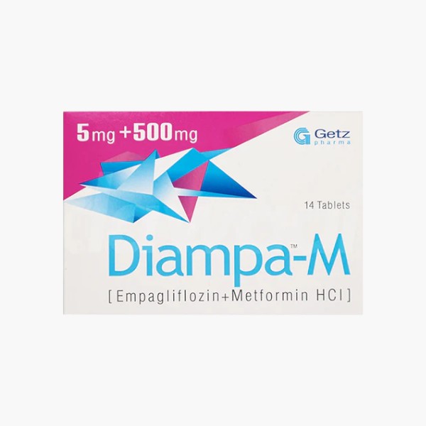 Diampa-M (Empagliflozin/Metformin) 5/500mg, 14 Ct - Getz Pharma