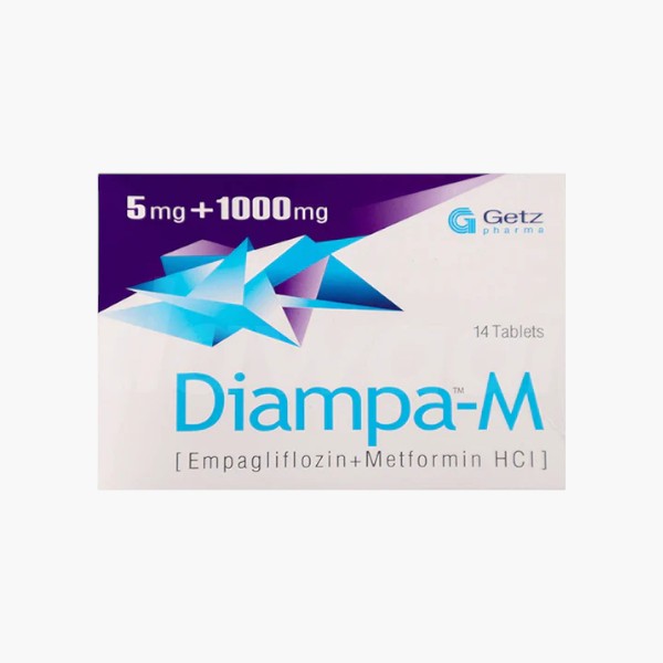 Diampa-M (Empagliflozin/Metformin) 5/1000mg, 14 Ct - Getz Pharma