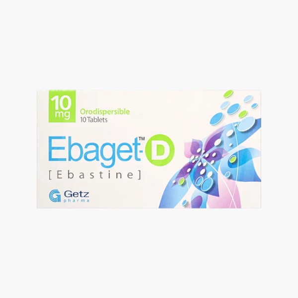 Ebaget-D 10mg 10 Ct - Getz Pharma