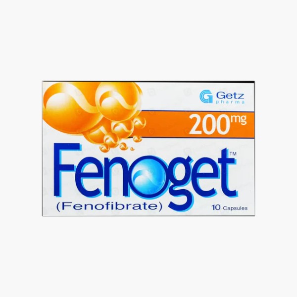 Fenoget Capsules 200mg, 10 Ct - Getz Pharma