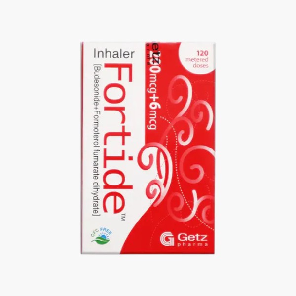 Fortide Inhaler 200mcg+6mcg, 1 Ct - Getz Pharma