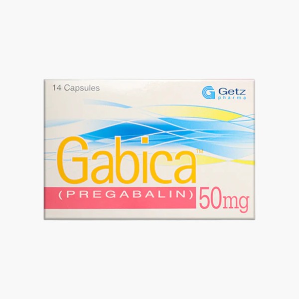 Gabica Capsules 50mg, 14 Ct - Getz Pharma