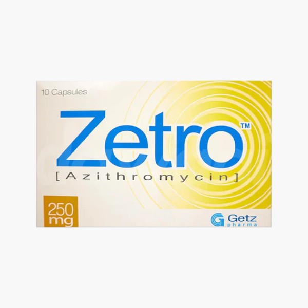 Zetro Capsules 250mg, 10 Ct - Getz Pharma