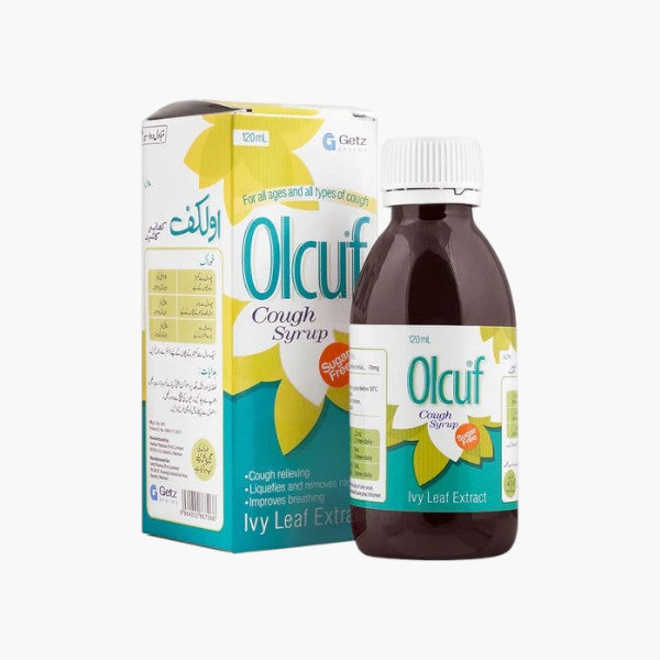 Olcuf Cough Syrup, 120ml - Getz Pharma