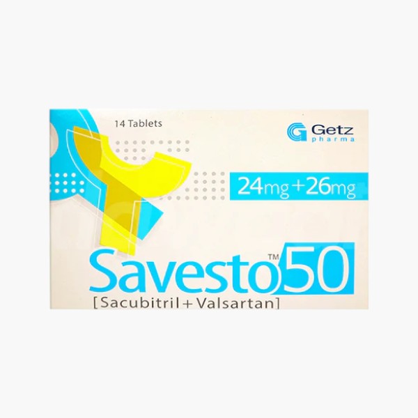 Savesto Tablet 24/26mg, 14 Ct - Getz Pharma