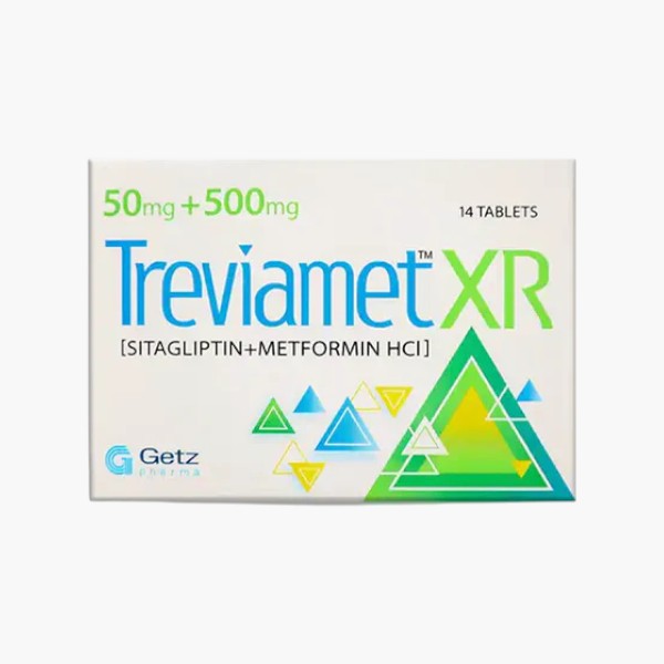Treviamet XR (Sitagliptin/Metformin) 50/500mg, 14 Ct - Getz Pharma