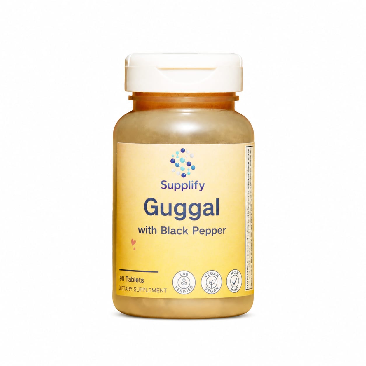 Supplify Guggul with Black Pepper – 90 Tablets