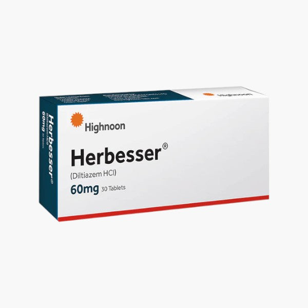 Herbesser 60mg Tablets, 30 Ct - Highnoon