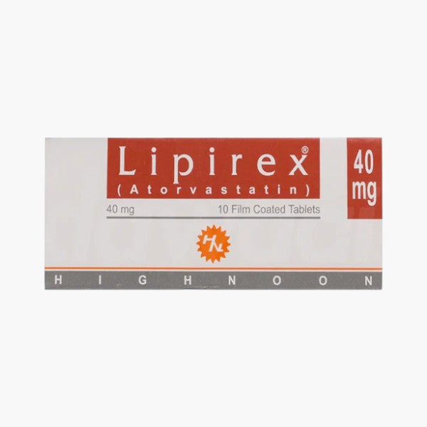 Lipirex 40mg Tablets, 10 Ct - Highnoon