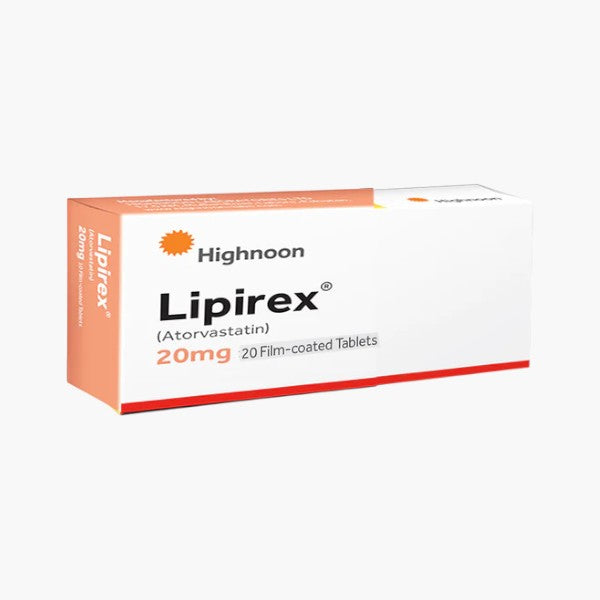 Lipirex 20mg Tablets, 20 Ct - Highnoon