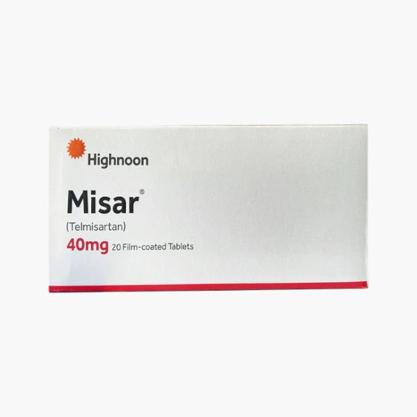 Misar 40mg Tablets, 20 Ct - Highnoon