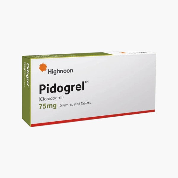 Pidogrel (Clopidogrel) 75mg, 10 Ct - Highnoon