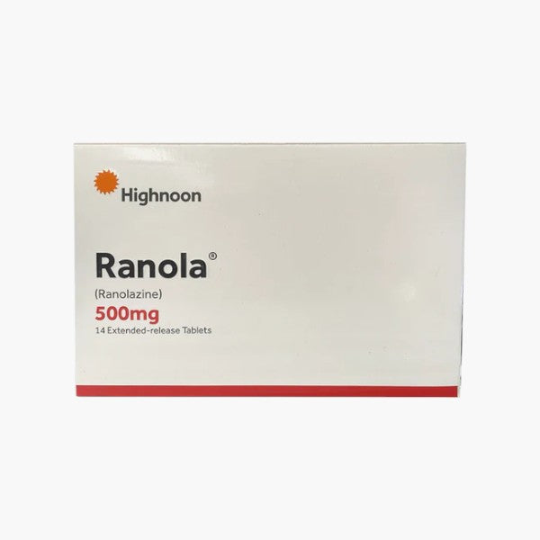 Ranola (Ranolazine) Tablets 500mg, 14 Ct - Highnoon