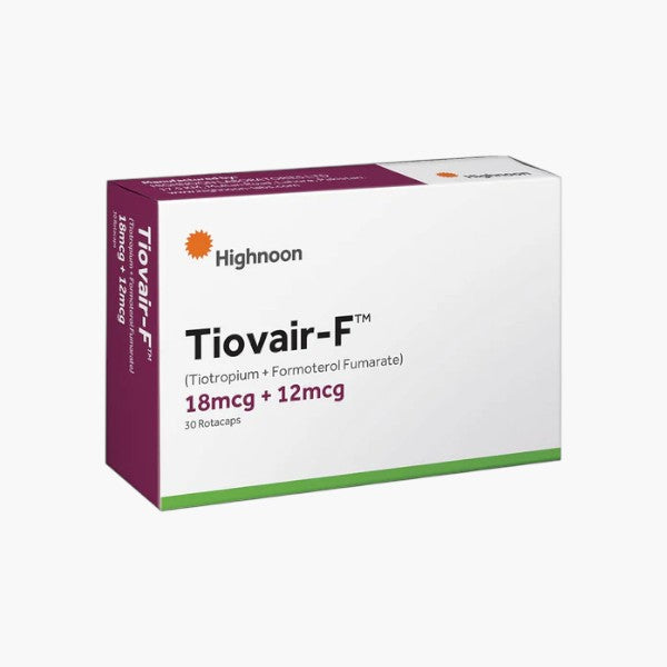 Tiovair-f Capsules 18mcg+12mcg, 30 Ct - Highnoon