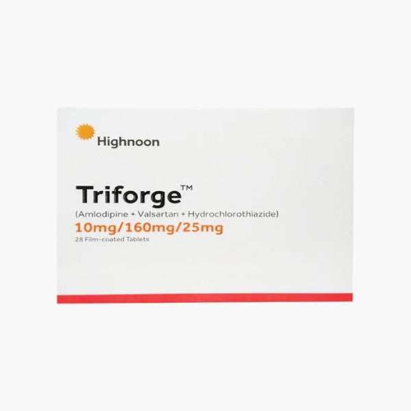 Triforge 10mg/160mg/25mg, 28 Ct - Highnoon