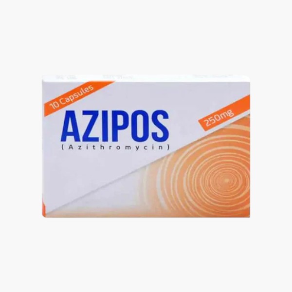 Azipos 250mg Capsules, 10 Ct - Highnoon