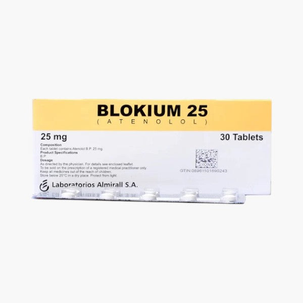 Blokium 25mg Tablets, 30 Ct - Highnoon