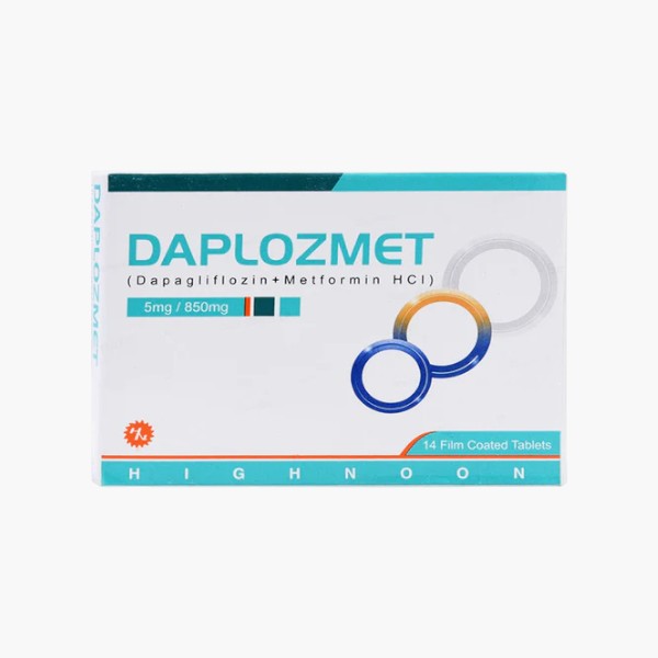 Daplozmet (Dapagliflozin) 5mg/850mg, 14 Ct - Highnoon