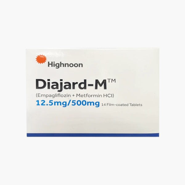 Diajard-M (Empagliflozin/Metformin) 12.5mg/500mg Tablets, 14 Ct - Highnoon