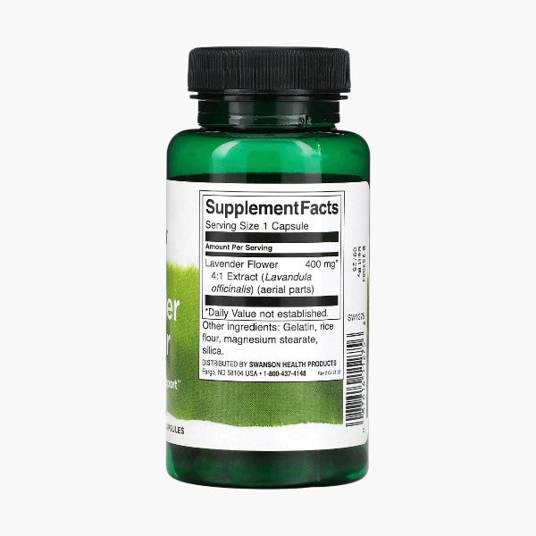 Lavender Flower, 400 mg, 60 Capsules