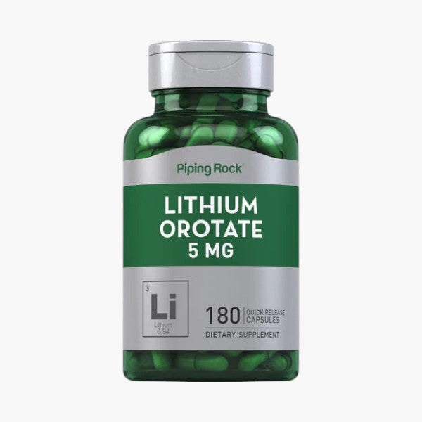 Lithium Orotate, 5 mg, 180 Quick Release Capsules