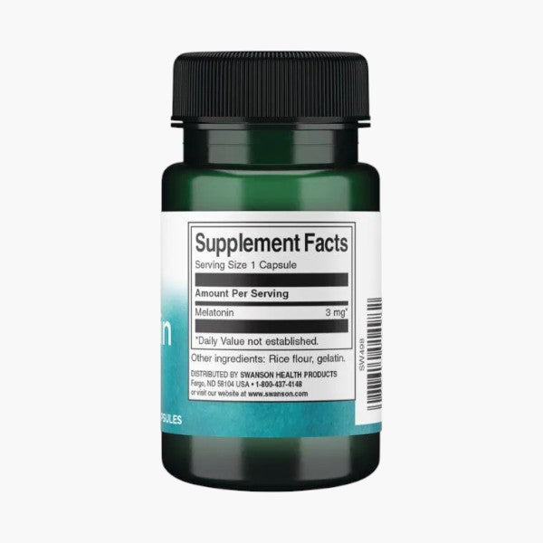 Melatonin - 3mg, 60 Caps