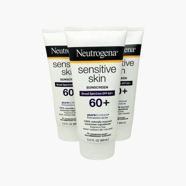 Neutrogena Sensitive Skin Mineral Sunscreen Lotion With Broad Spectrum SPF 60+