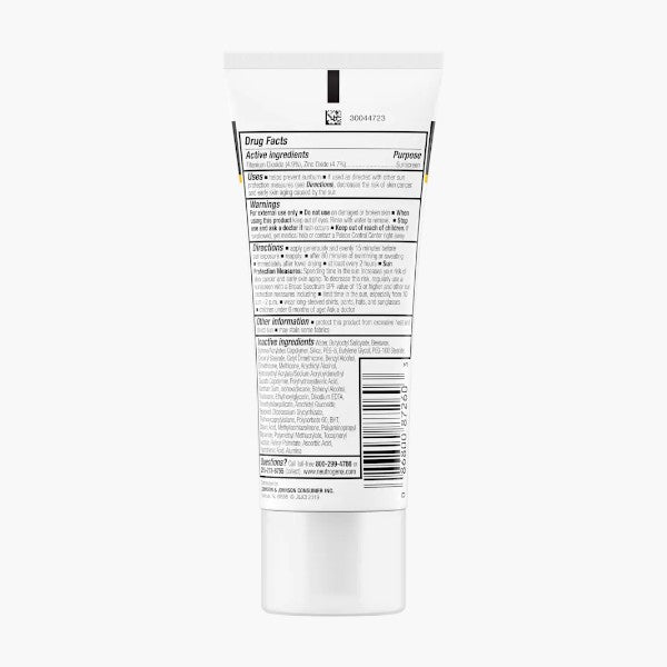 Neutrogena Sensitive Skin Mineral Sunscreen Lotion With Broad Spectrum SPF 60+