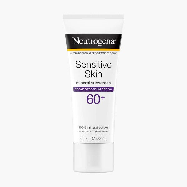 Neutrogena Sensitive Skin Mineral Sunscreen Lotion With Broad Spectrum SPF 60+