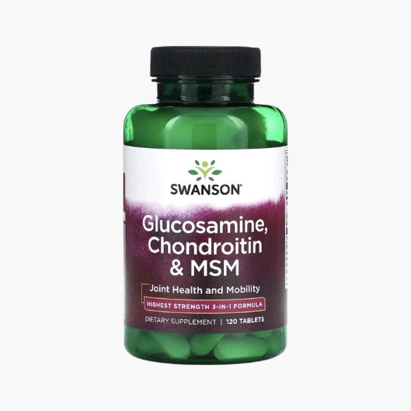 Glucosamine, Chondroitin & MSM, 120 Tablets