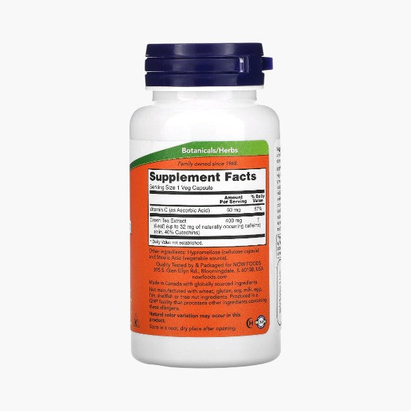 Green Tea Extract, 400 mg, 100 Veg Capsules