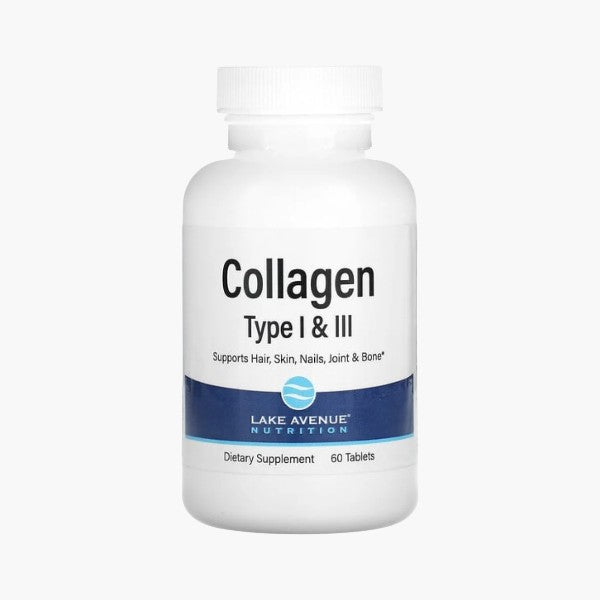 Hydrolyzed Collagen Type I & III, 1,000 mg, 60 Tablets