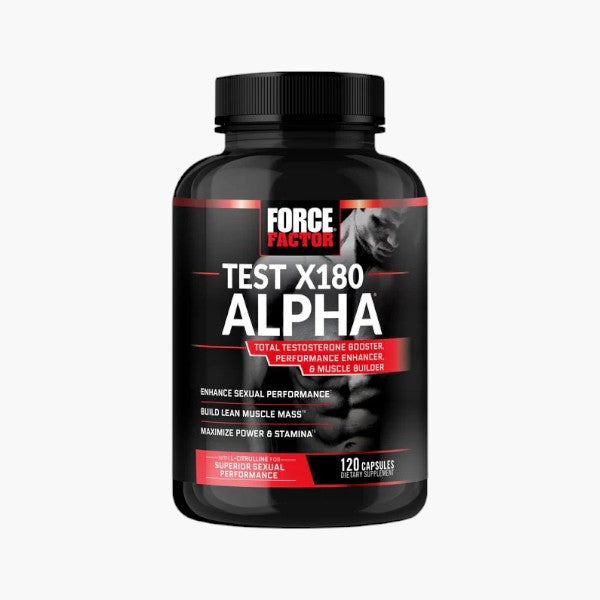 Force Factor Test X180 Alpha Testosterone Booster Supplement for Men with Fenugreek