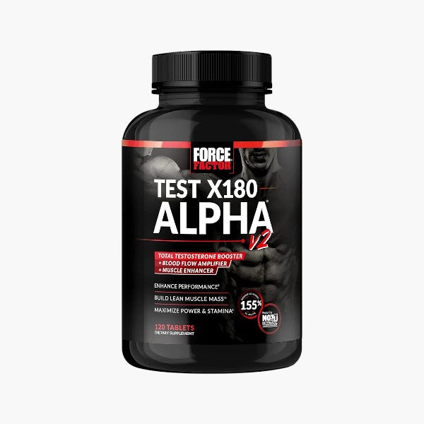 Force Factor Test X180 Alpha Testosterone Booster Supplement for Men with Fenugreek