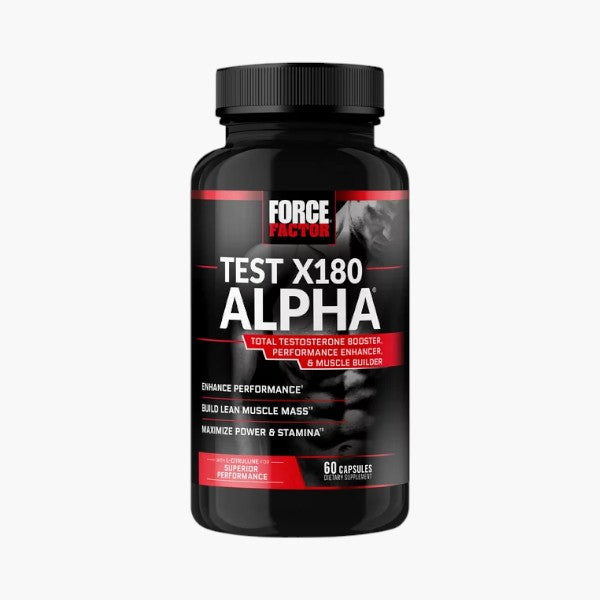 Force Factor Test X180 Alpha Testosterone Booster Supplement for Men with Fenugreek