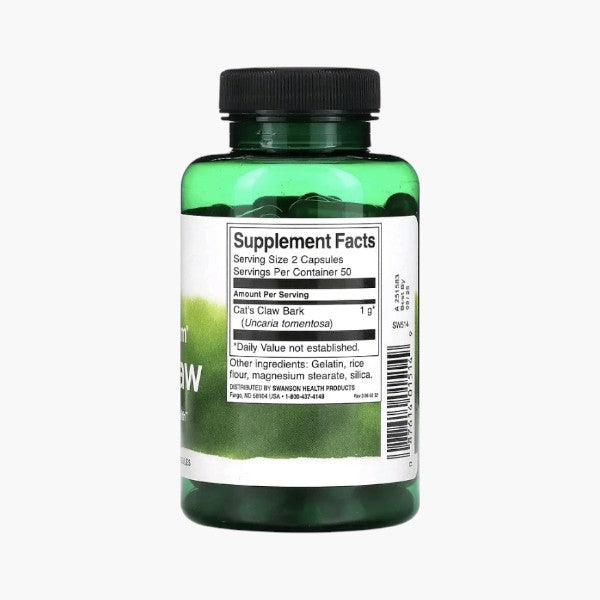 Full Spectrum Cat's Claw 500mg, 100 Capsules