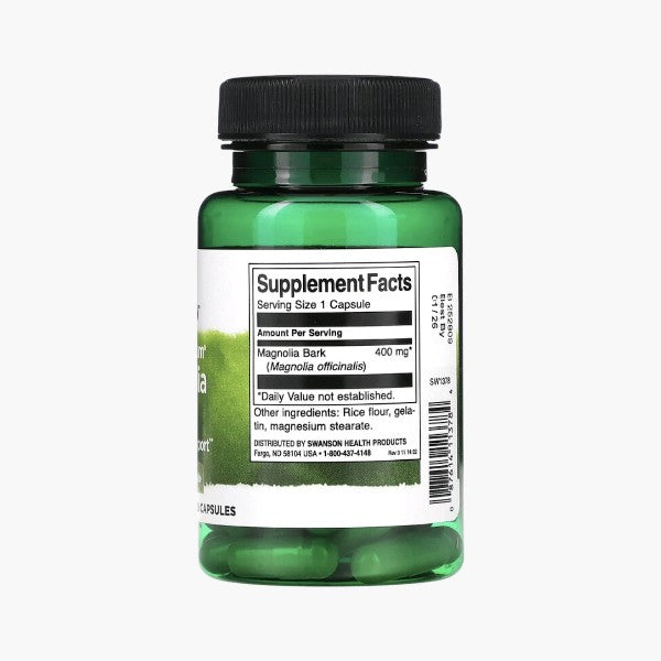 Full Spectrum Magnolia Bark, 400 mg, 60 Capsules
