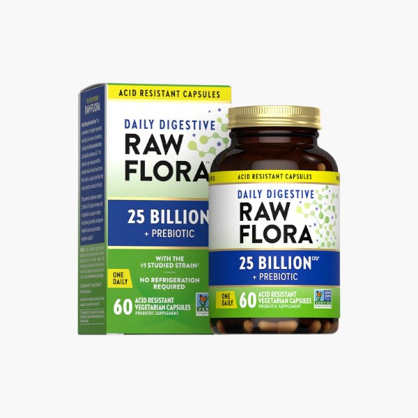 Daily Digestive Probiotic - 25 Billion CFU, 60 Vegetarian Capsules