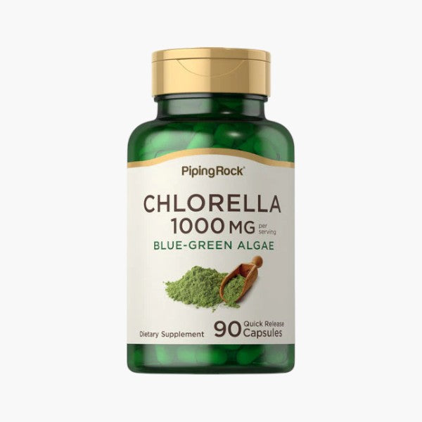 Chlorella Blue-Green Algae, 1000 mg (per serving), 90 Quick Release Capsules