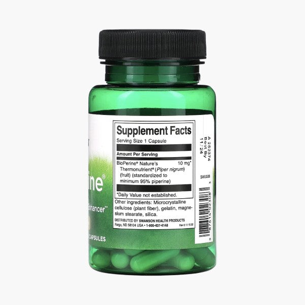 BioPerine, 10 mg, 60 Capsules