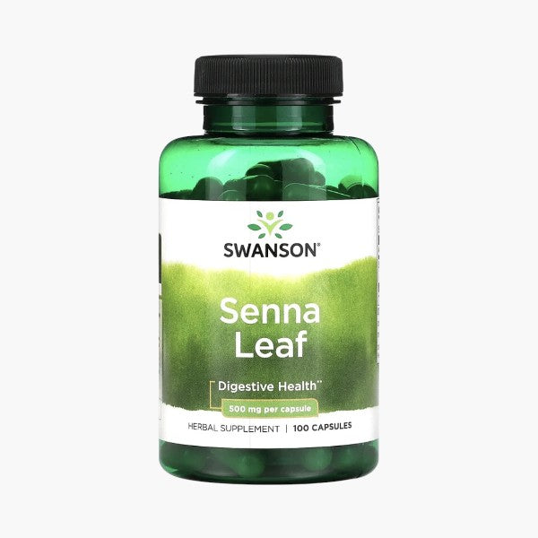 Senna Leaf, 500 mg, 100 Capsules