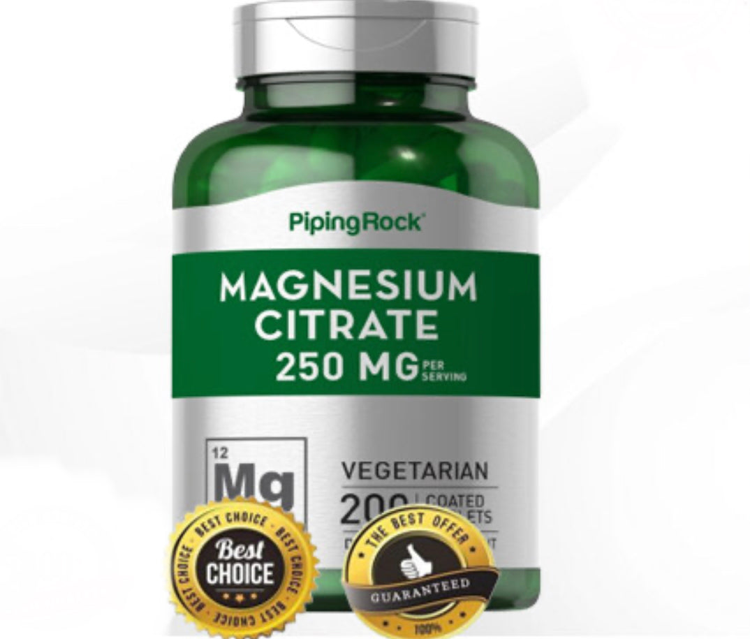 Magnesium Citrate 250mg.