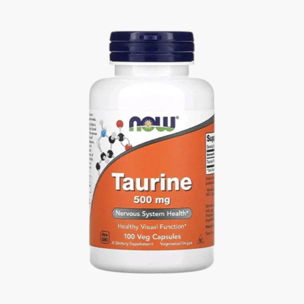 Taurine 500 mg, 100 Veg Capsules
